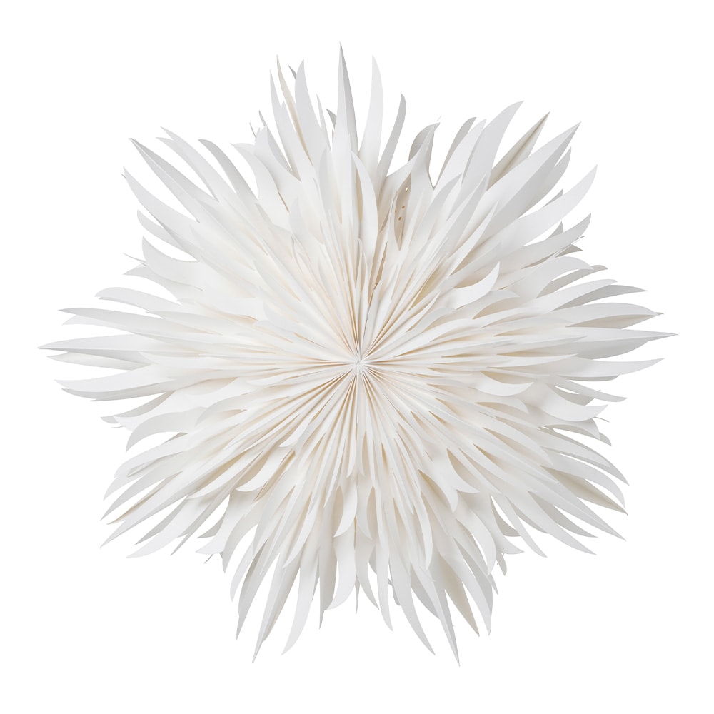 Eldig Julstjärna 70 cm Vit