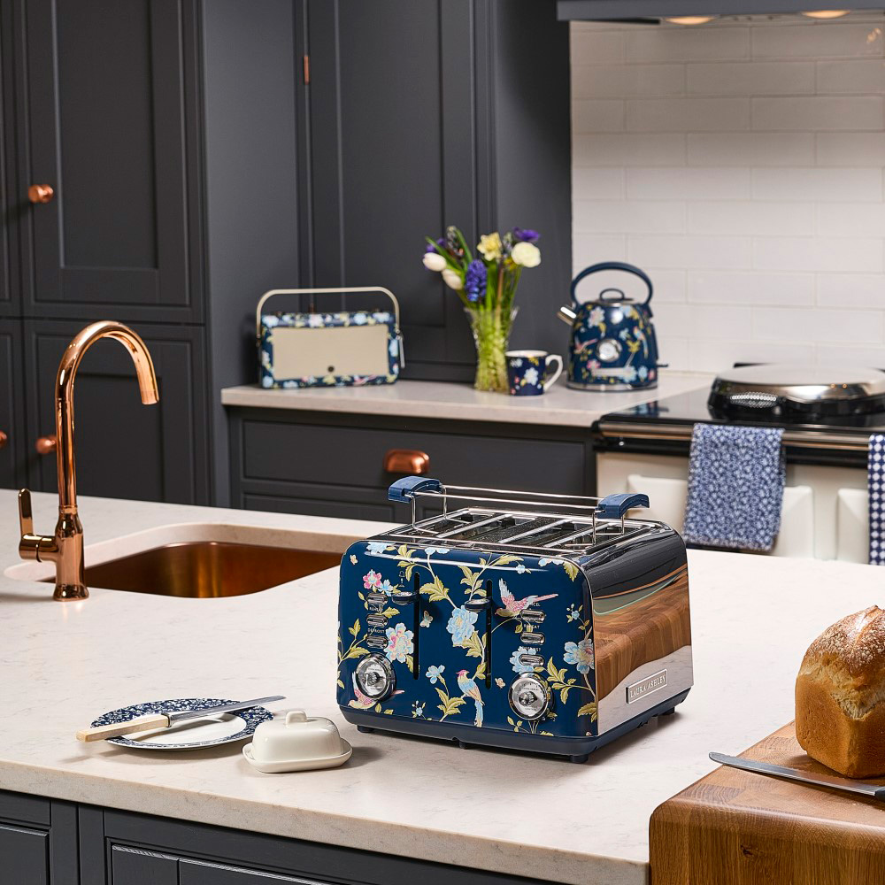 Elveden Brödrost 4-skivor Blå