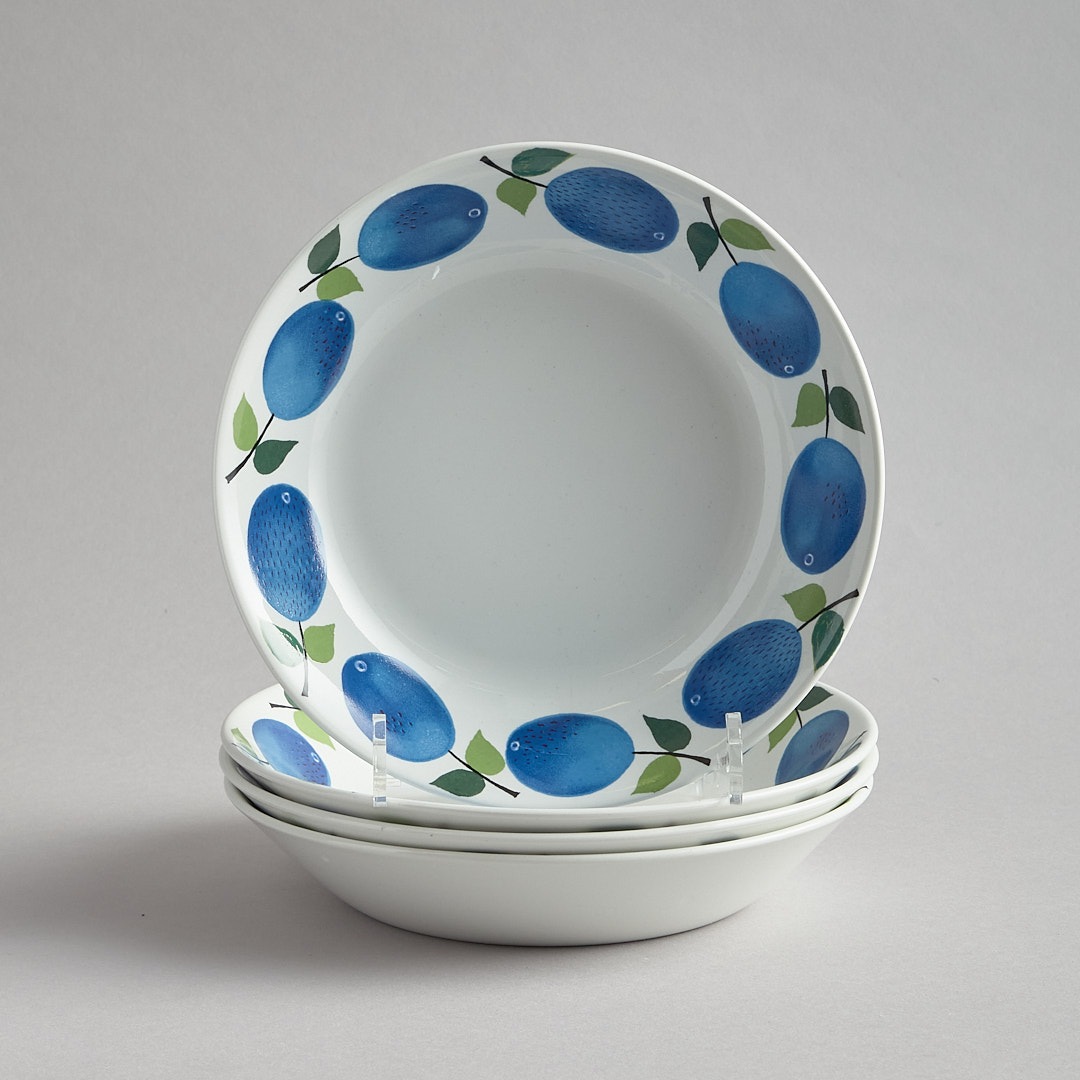 Prunus 4 djupa tallrikar