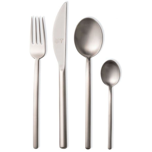 Bestickset Bambini 16-delar Borstat Stål