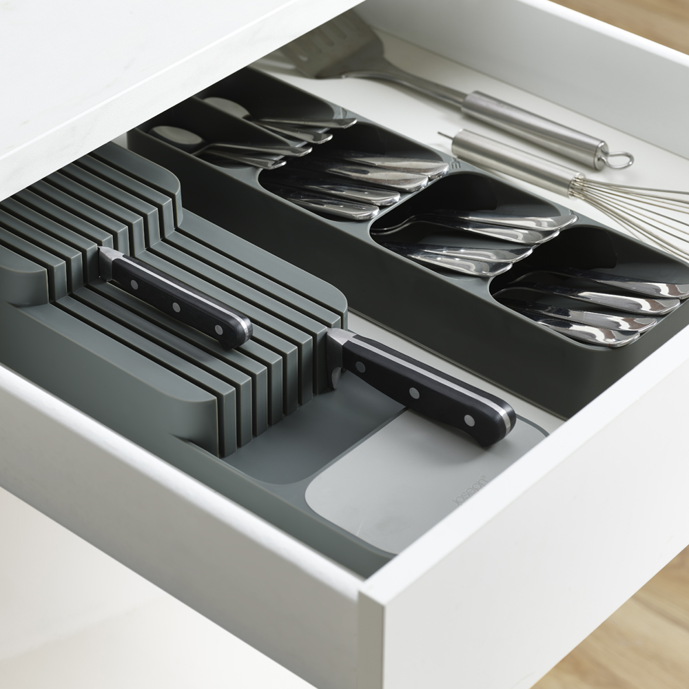 Duo Knivf&ouml;rvaring 40x14,5 cm M&ouml;rkgr&aring;