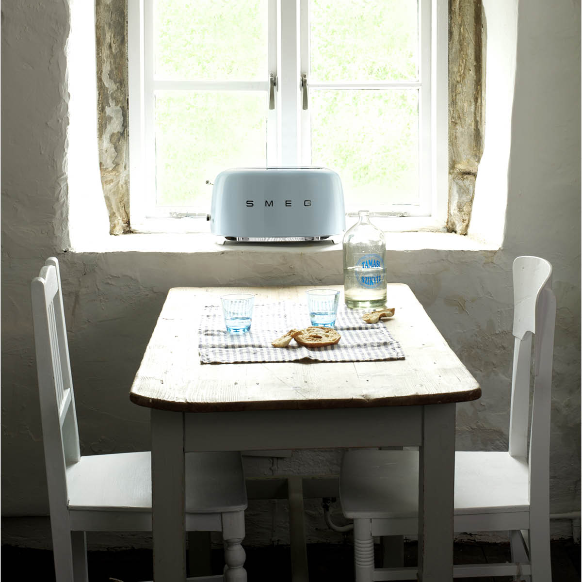 Smeg 50's Style Brödrost 4 skivor Blå