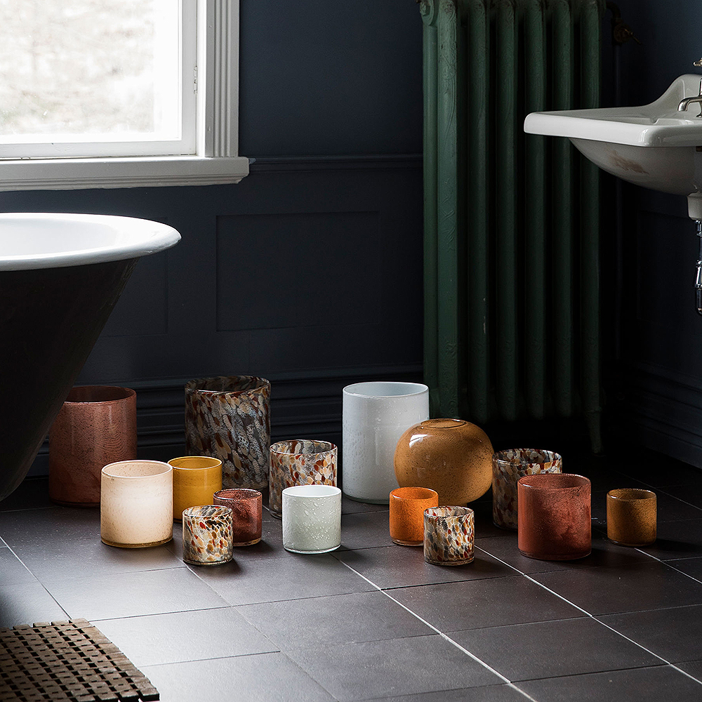 Calore Ljuslykta 15x15 cm Lila