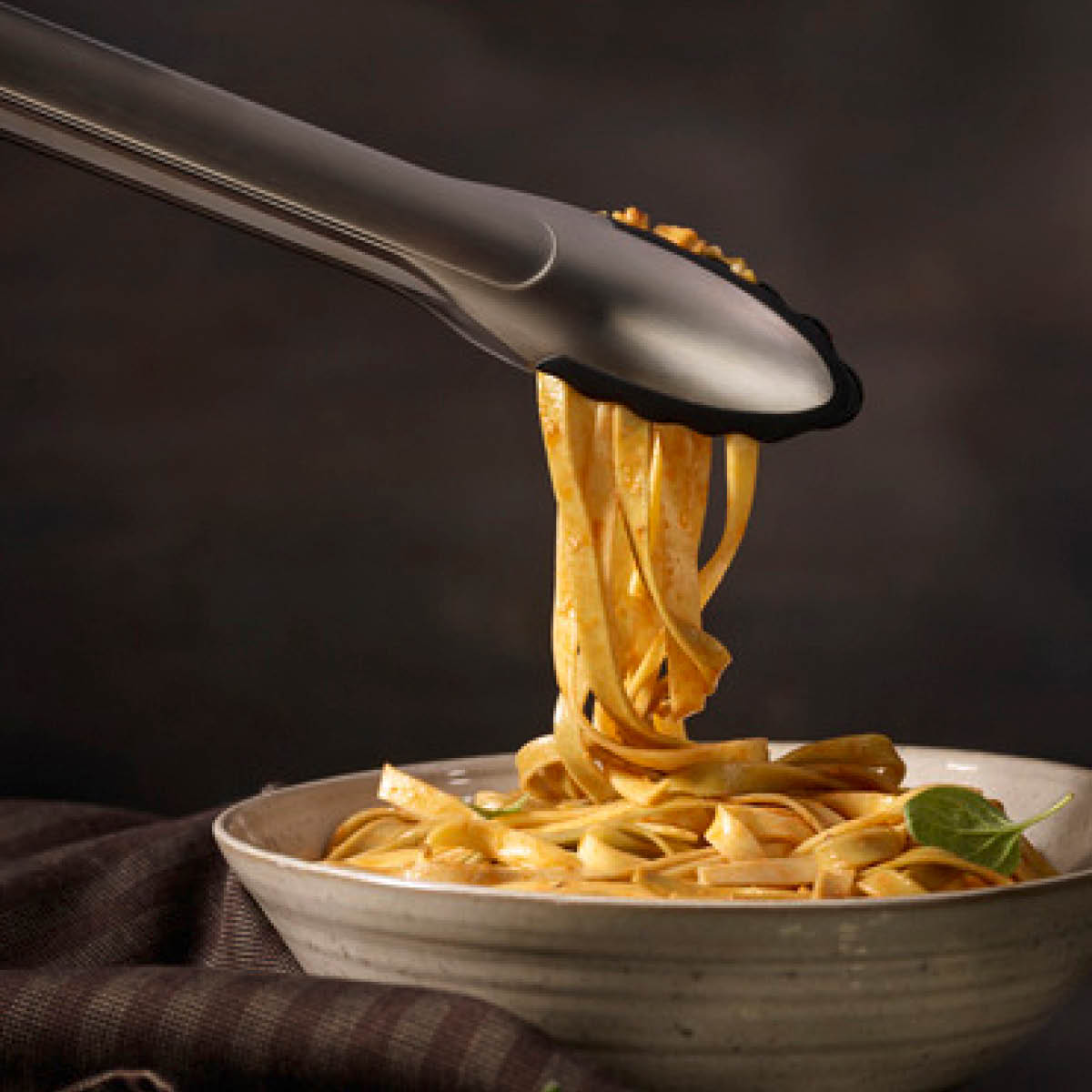 Kökstång/Universaltång Stål SilIkon låsbar 23 cm