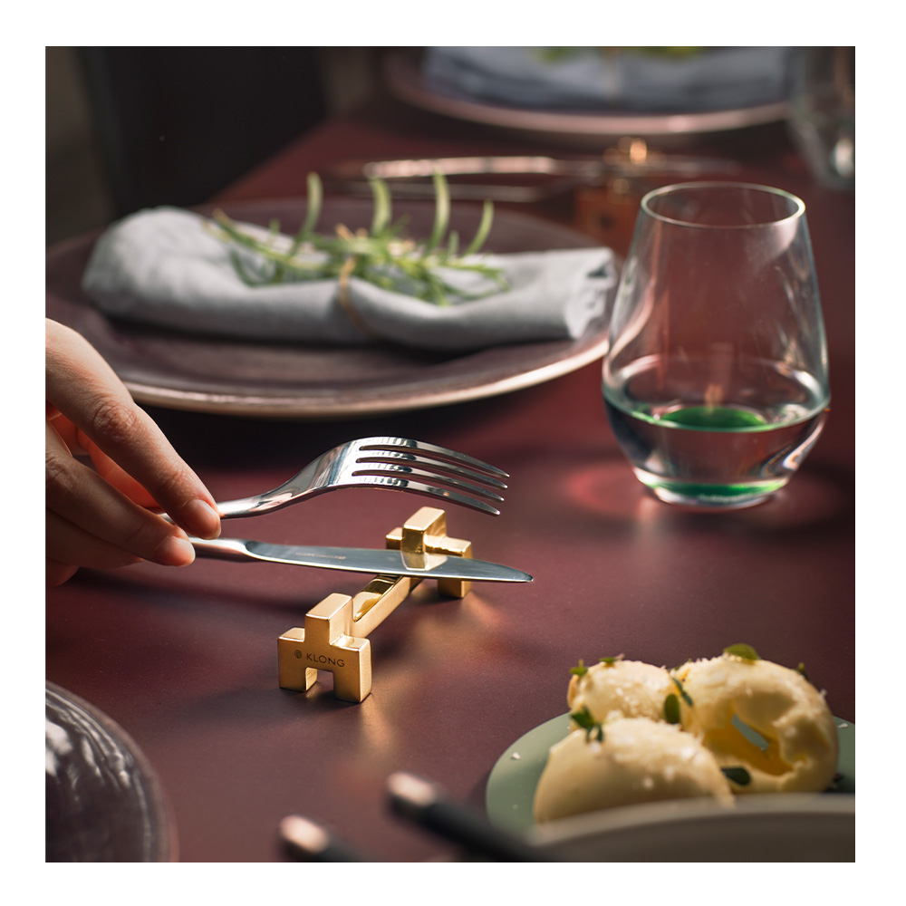 Signe Bestickhållare 2-pack Mässing