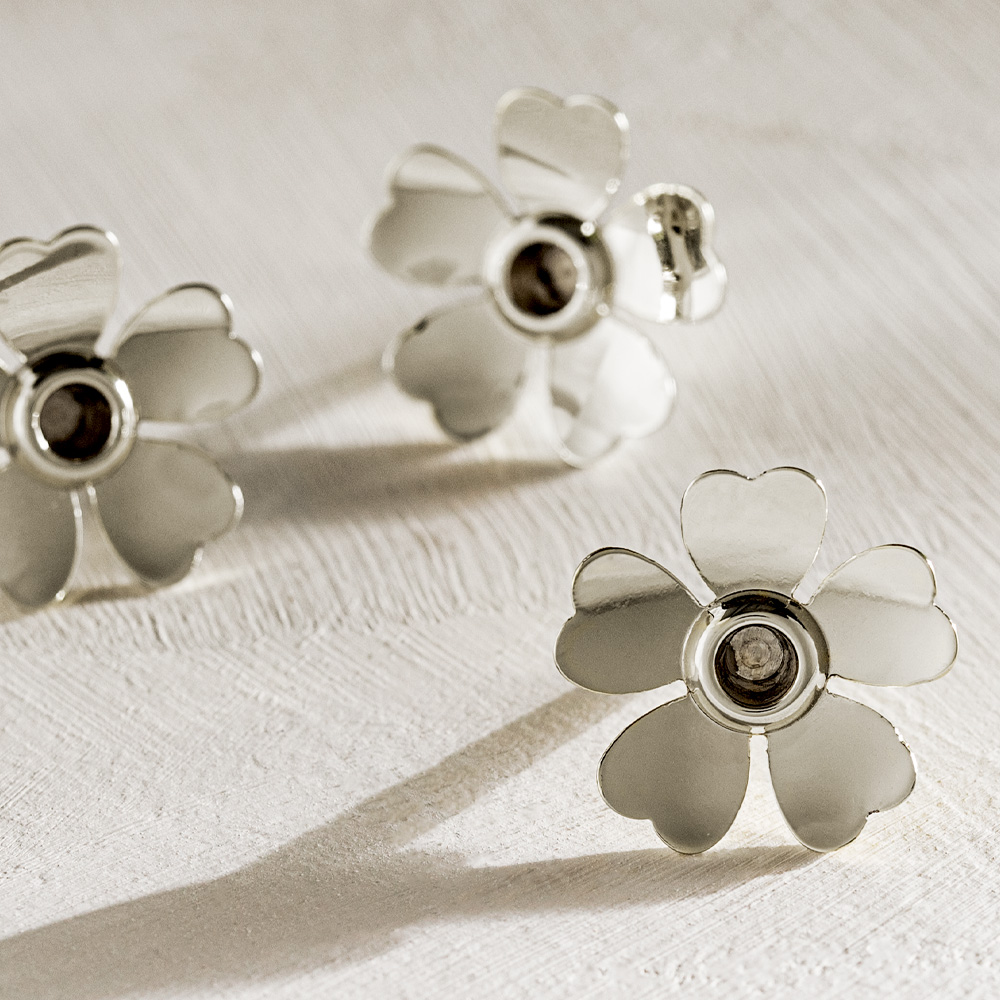 Me To You Tårtljushållare 3-pack Silver