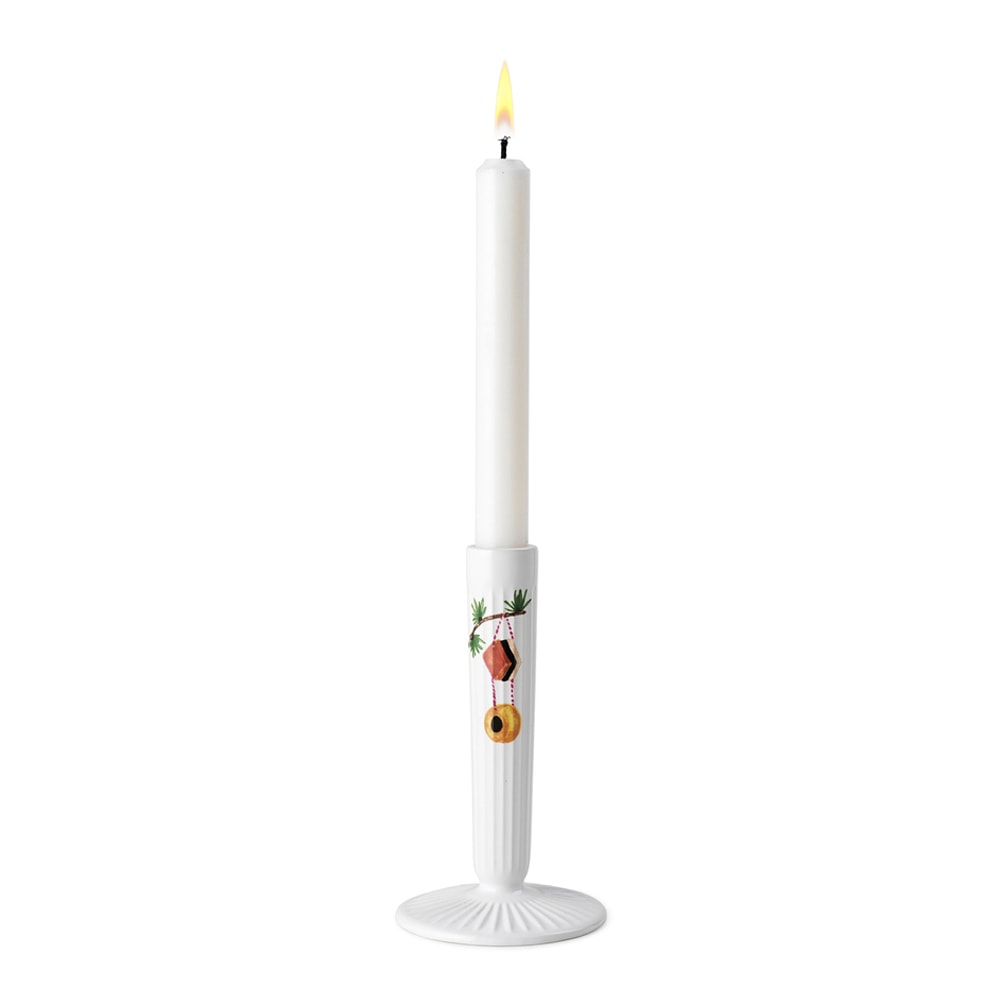Hammersh?i Christmas Ljusstake 16 cm Vit