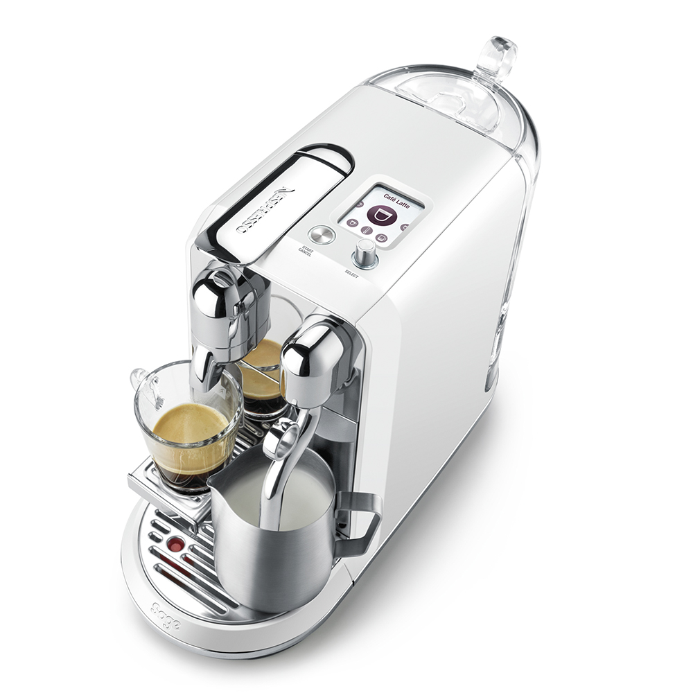 Sage The Creatista Plus Kaffemaskin Sea Salt White