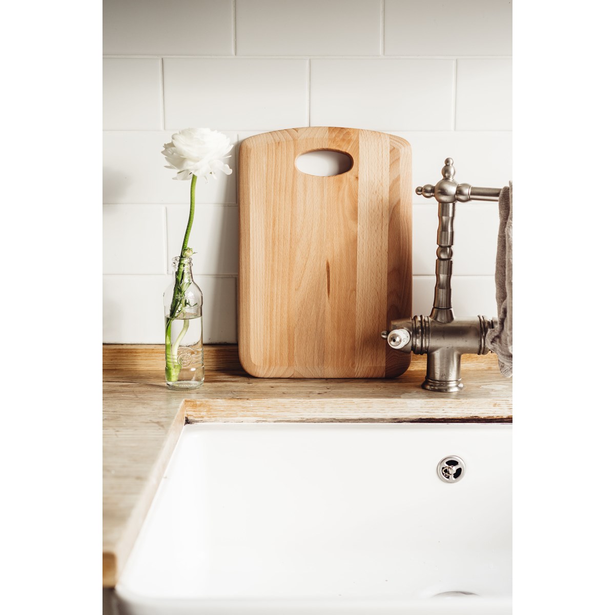 Skärbräda 35,5x24x2 cm Bok