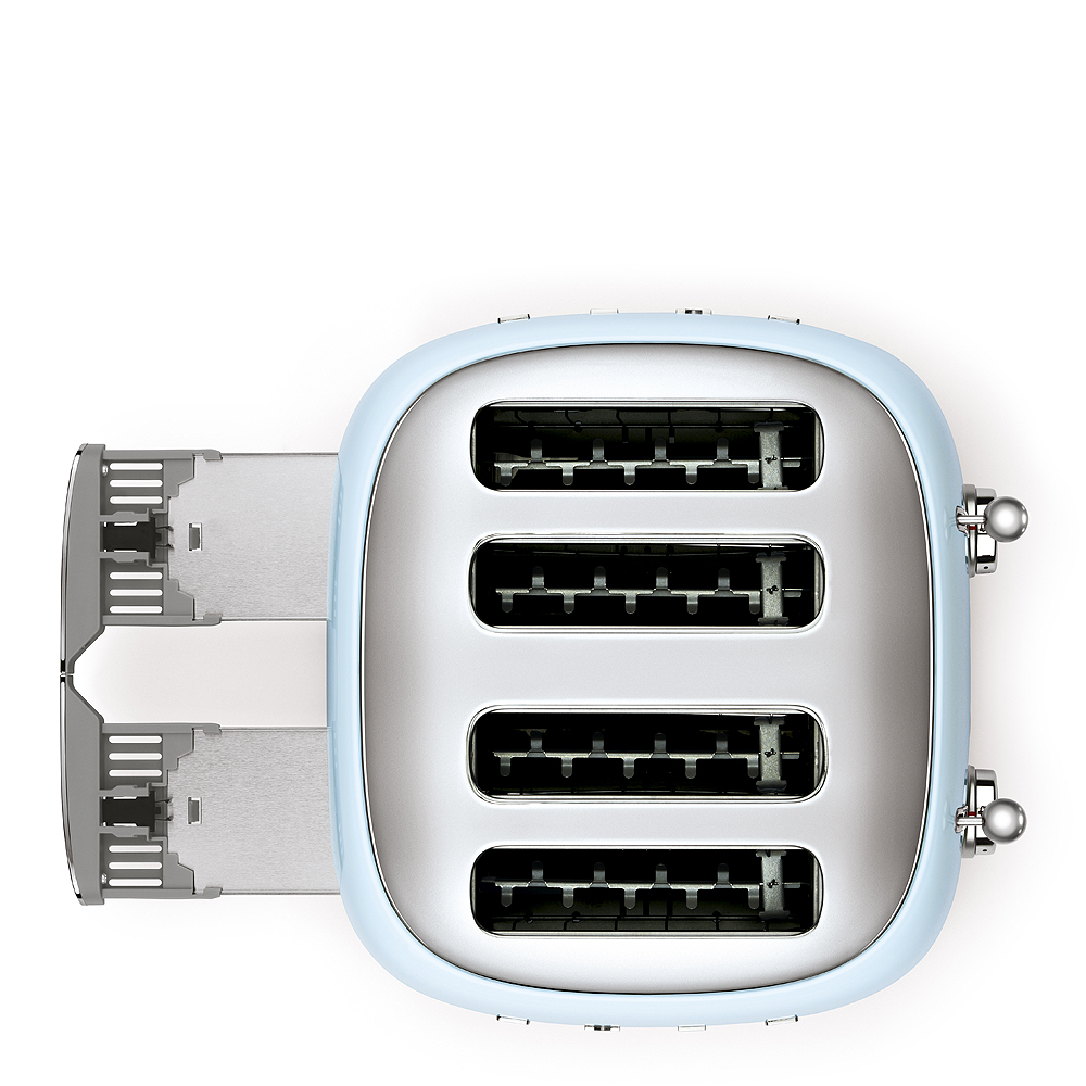 Smeg 50's style Brödrost 4 skivor kvadrat Blå