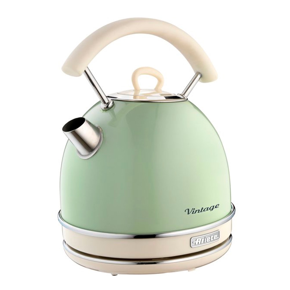 Vintage Vattenkokare 1,7 L rund Gr&ouml;n