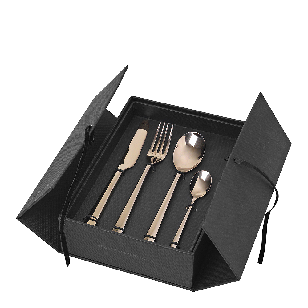 Hune Bestickset 16 delar Roséguld