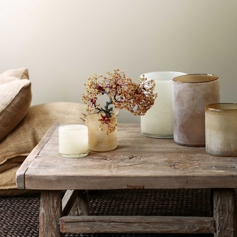 Lyric Ljuslykta 8x8 cm Linen