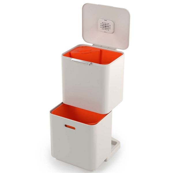 Totem Avfallsbehållare 60 L Vit