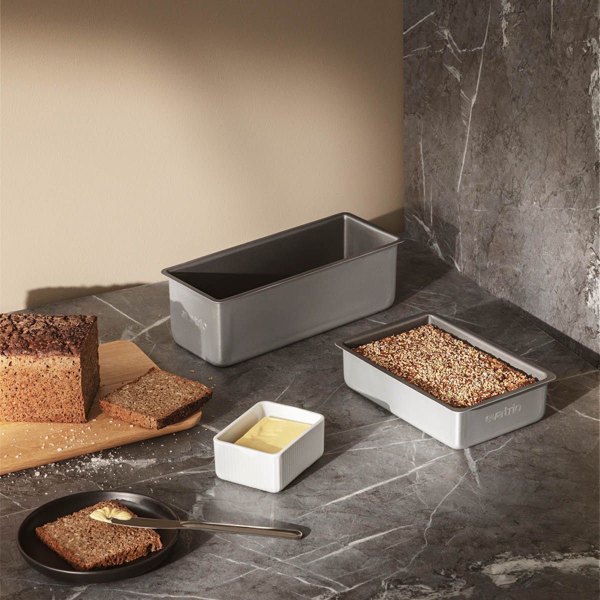 Rågbrödsform Prof 1,85L Grey