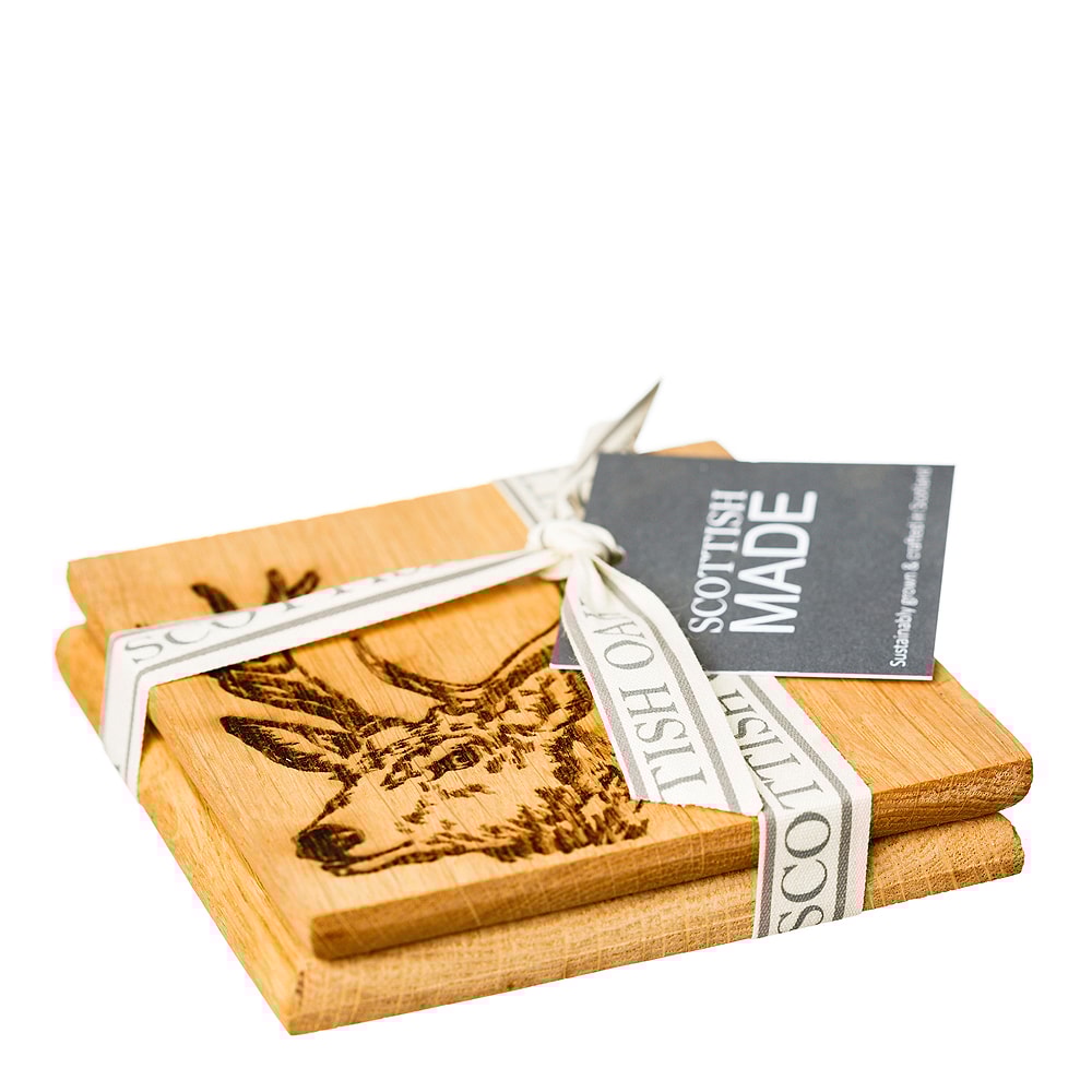 Glasunderlägg Ek Hjort 2-pack