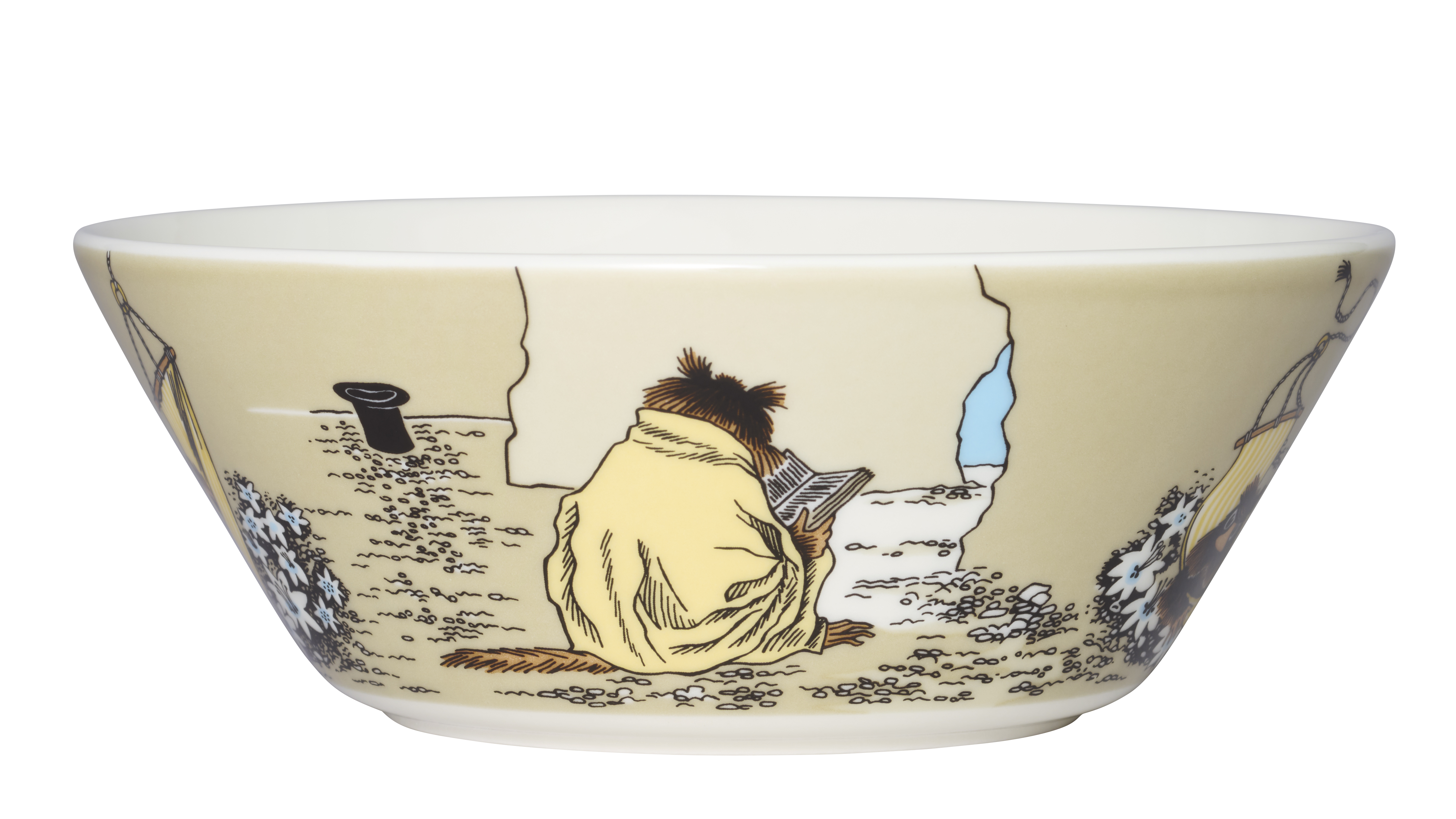 Mumin Skål Bisamråttan 15 cm Beige