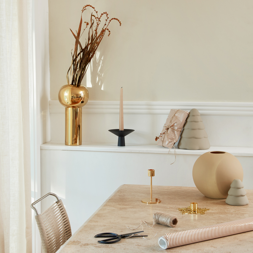 Snowy Julgran 20 cm Sand