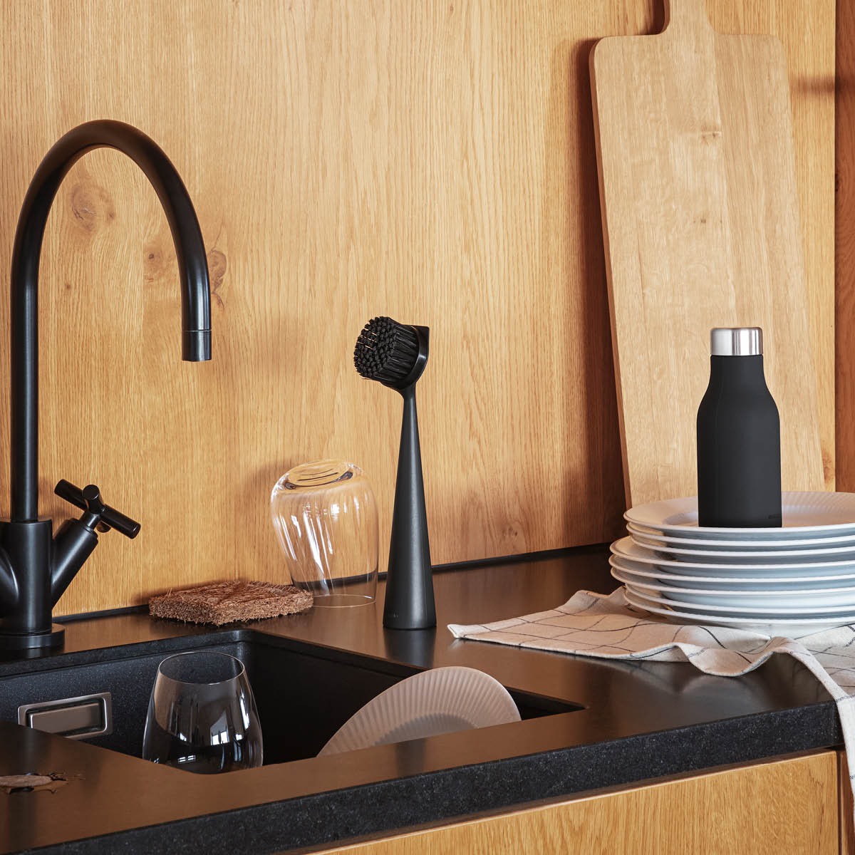 Squeeze Tvåldispenser Svart