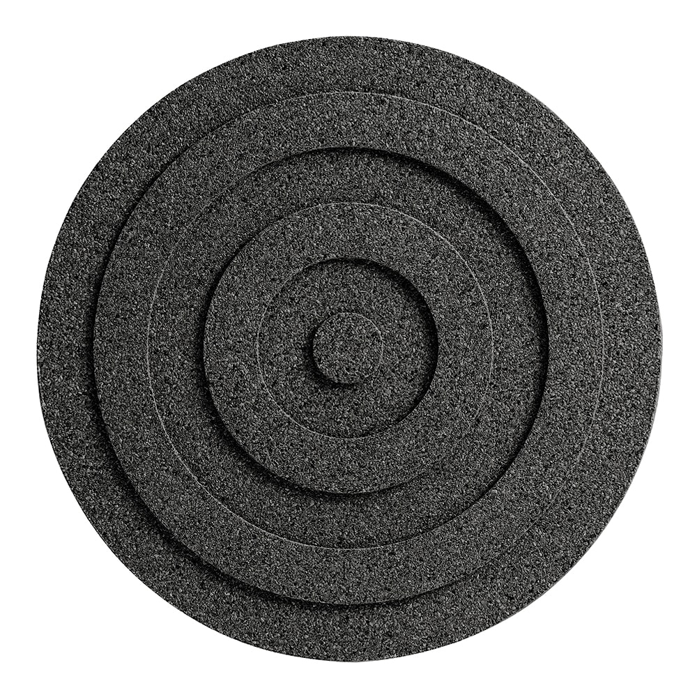 Grytunderlägg Kork 21 cm Svart