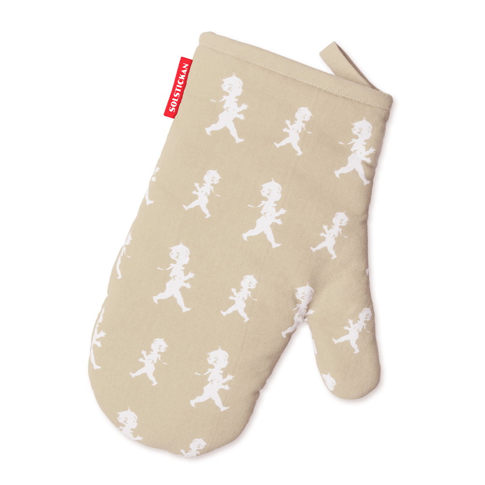 Handduk + Grillvante Sand