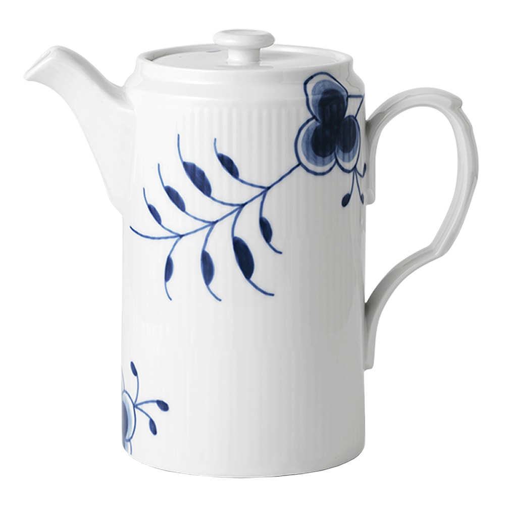 Blue Fluted Mega Kanna med lock 1,1 L