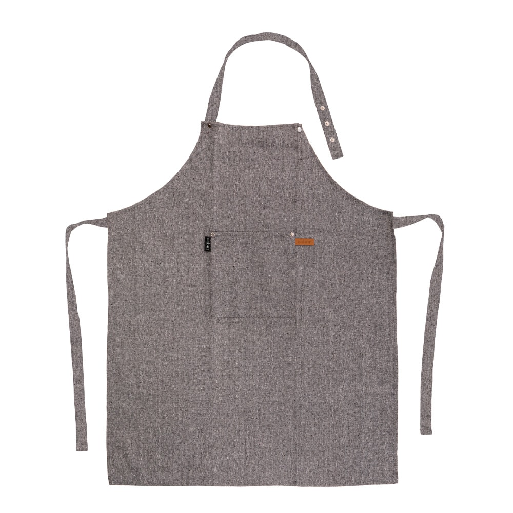 Home Förkläde 70x85 cm Grå/Svart