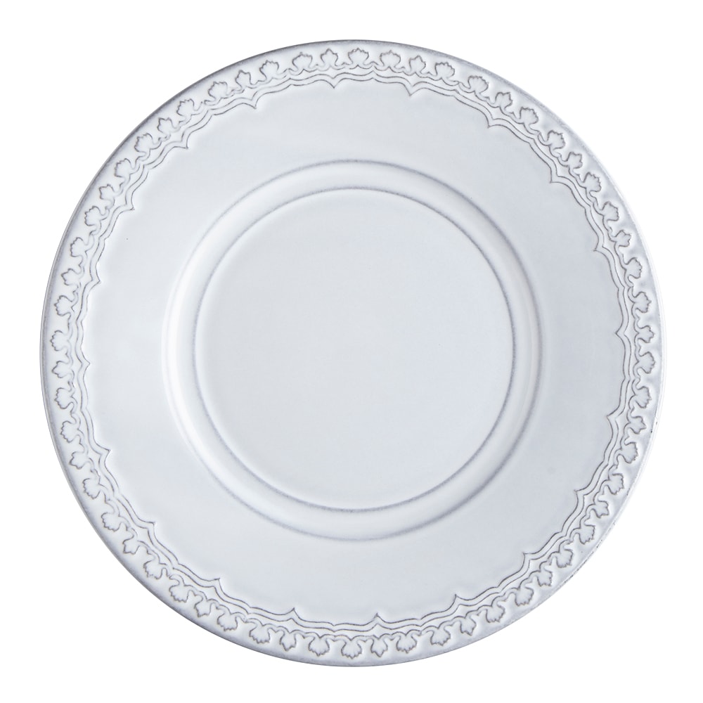 Rua Nova Tallrik flat smal bård 22 cm Antikvit