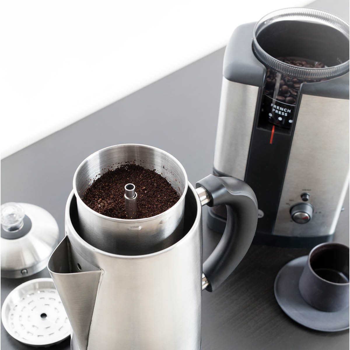 Kaffekvarn WSCG-2 Svart/Rostfri