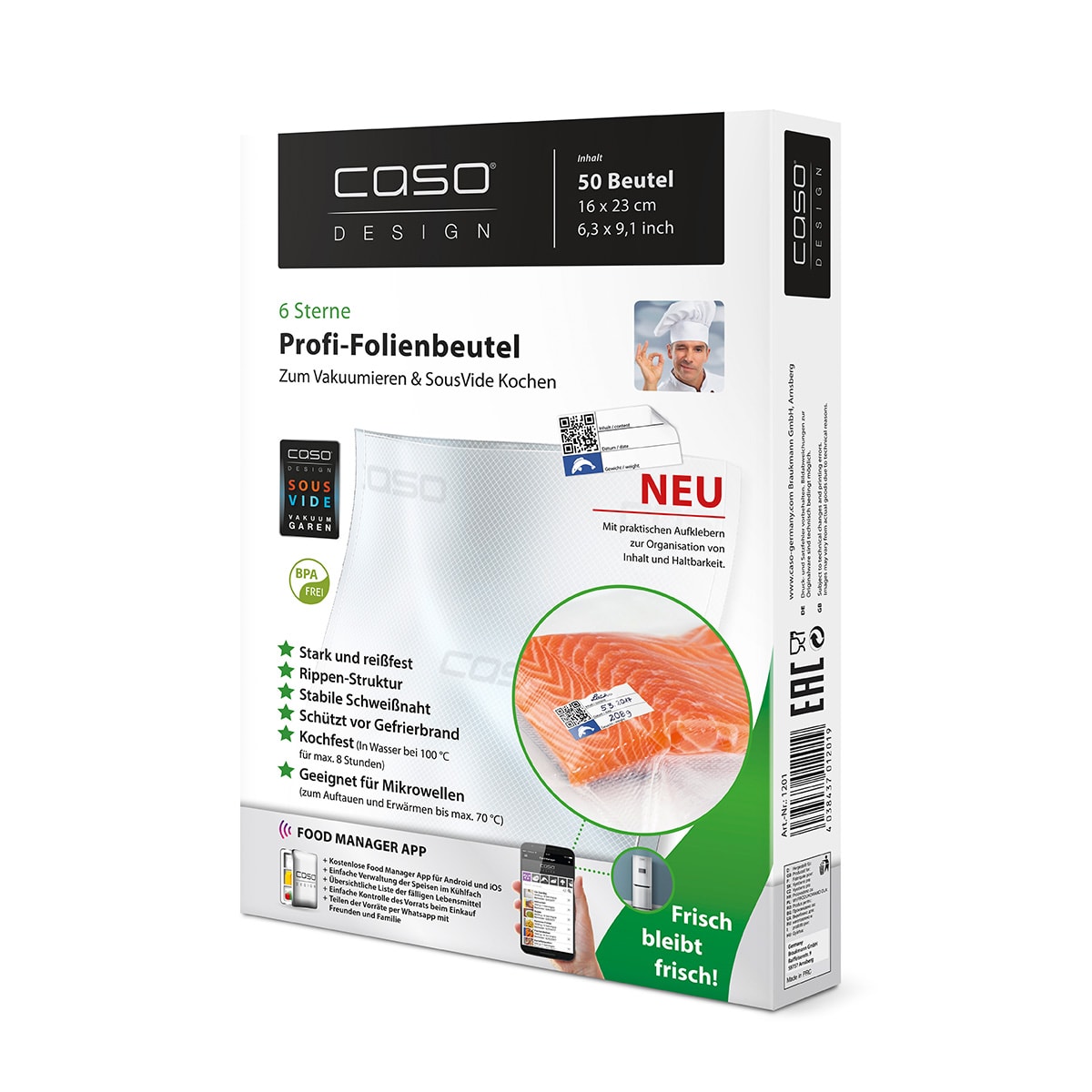 Foliepåsar 16x23 cm 50-Pack 150My