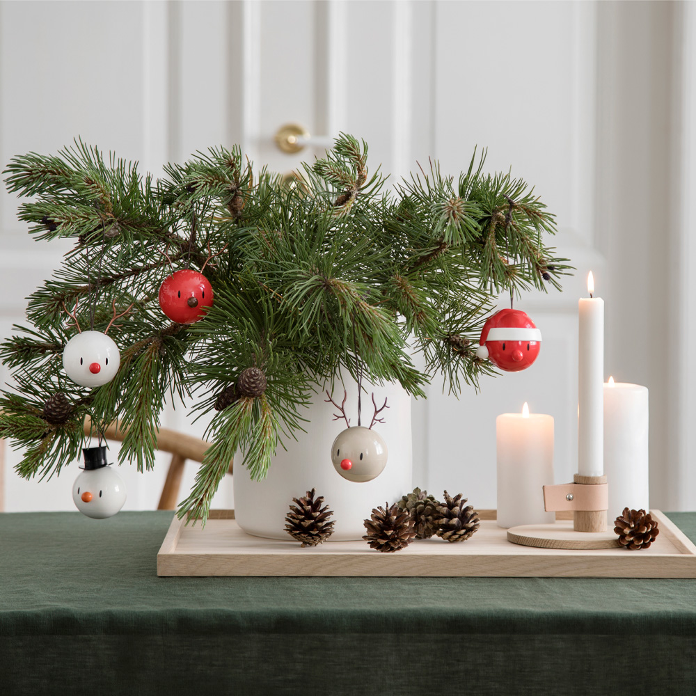 Hoptimist Ren Julkula 2-pack Vit