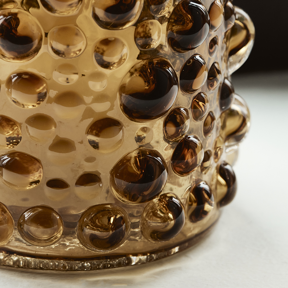 Foam Ljuslykta 11 cm Amber