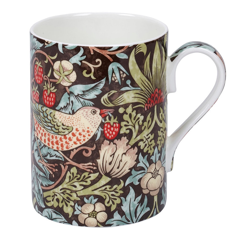 Strawberry Thief Mugg 35 cl Brun