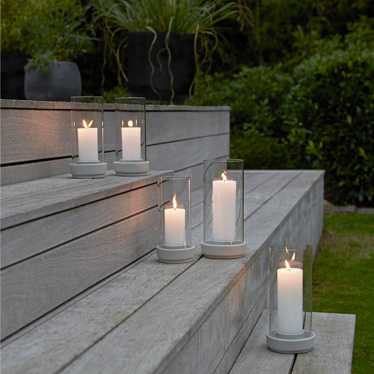 Stelton Hurricane Ljuslykta 24,5 cm Sand