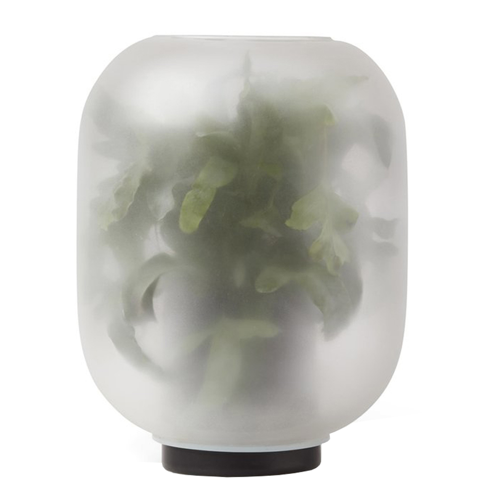 Nebl Kruka 44,2 cm Svart Glas