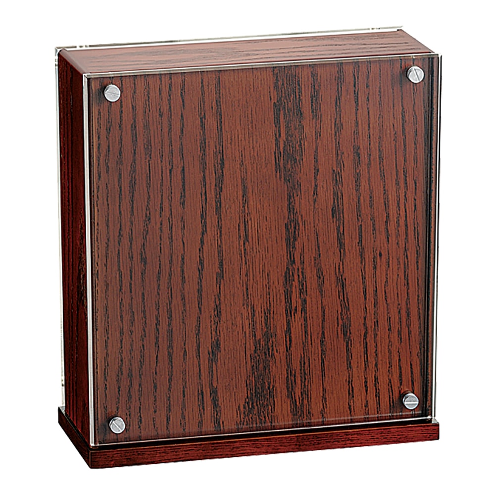 Knivblock 26x24x10 cm Brun