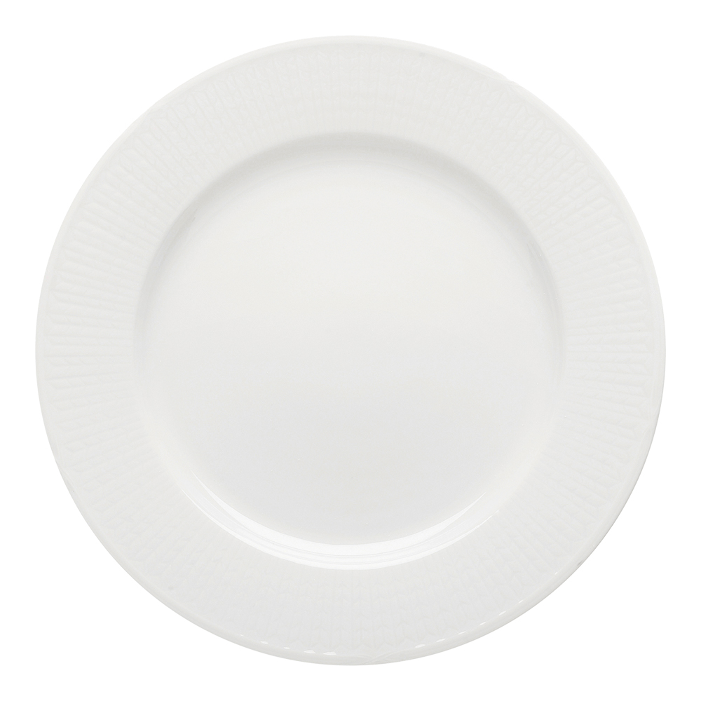 Swedish Grace Tallrik flat 27 cm Snö