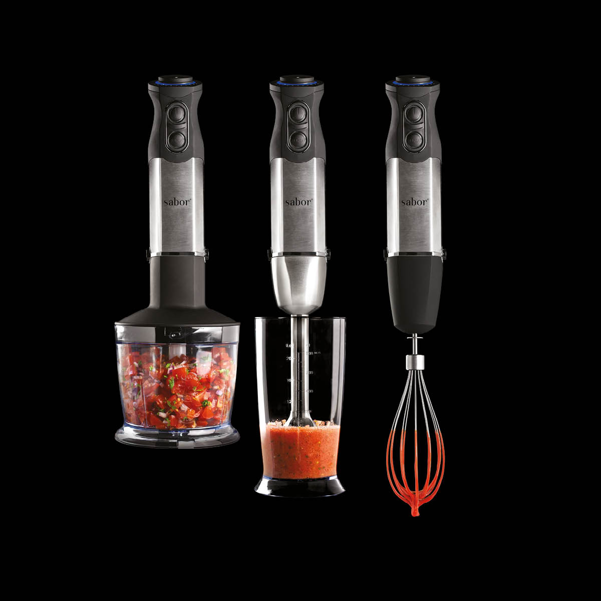 Ultimate Stavmixer 1000 W Rostfri/Svart