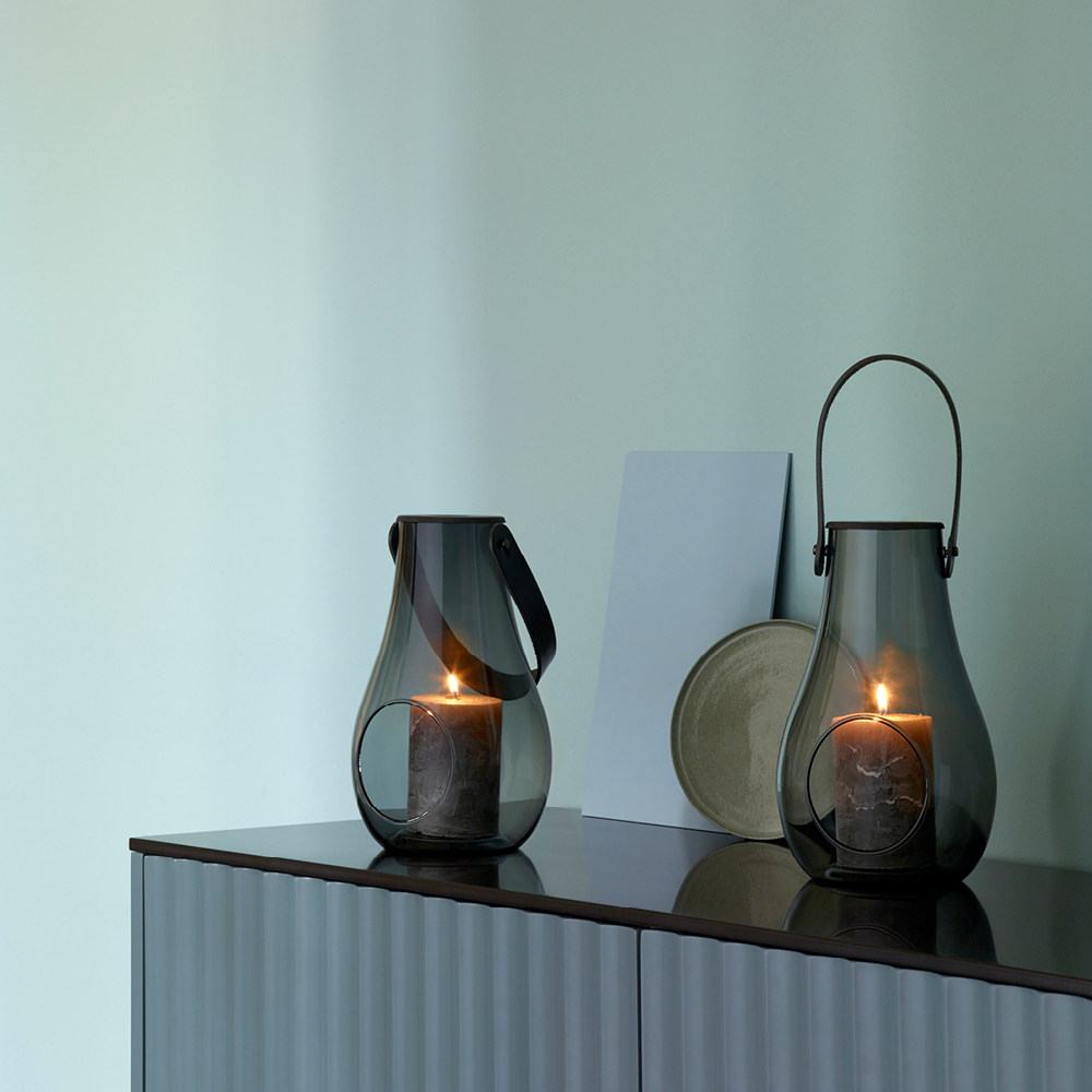 Design with Light Lanterna 16 cm Rökfärgad