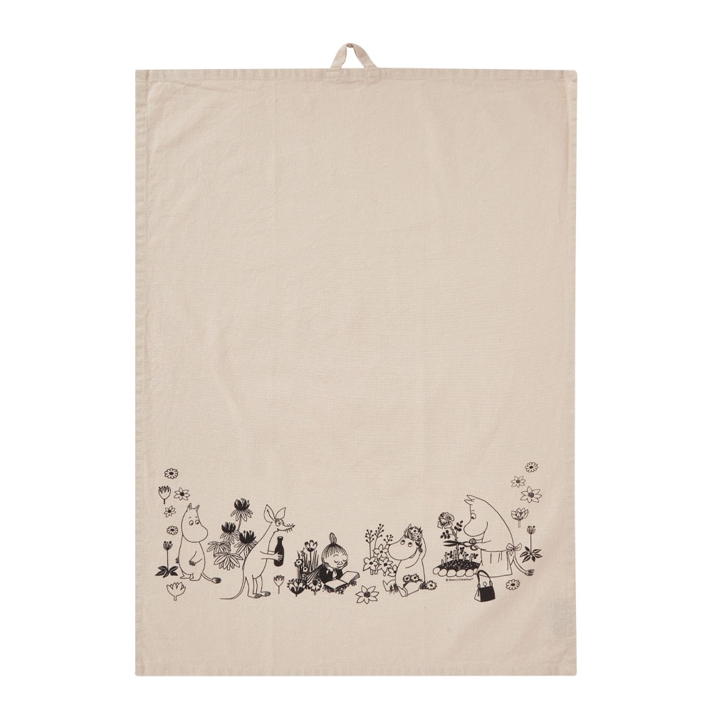 Anders Petter x Mumin 2023 Kökshandduk Beige