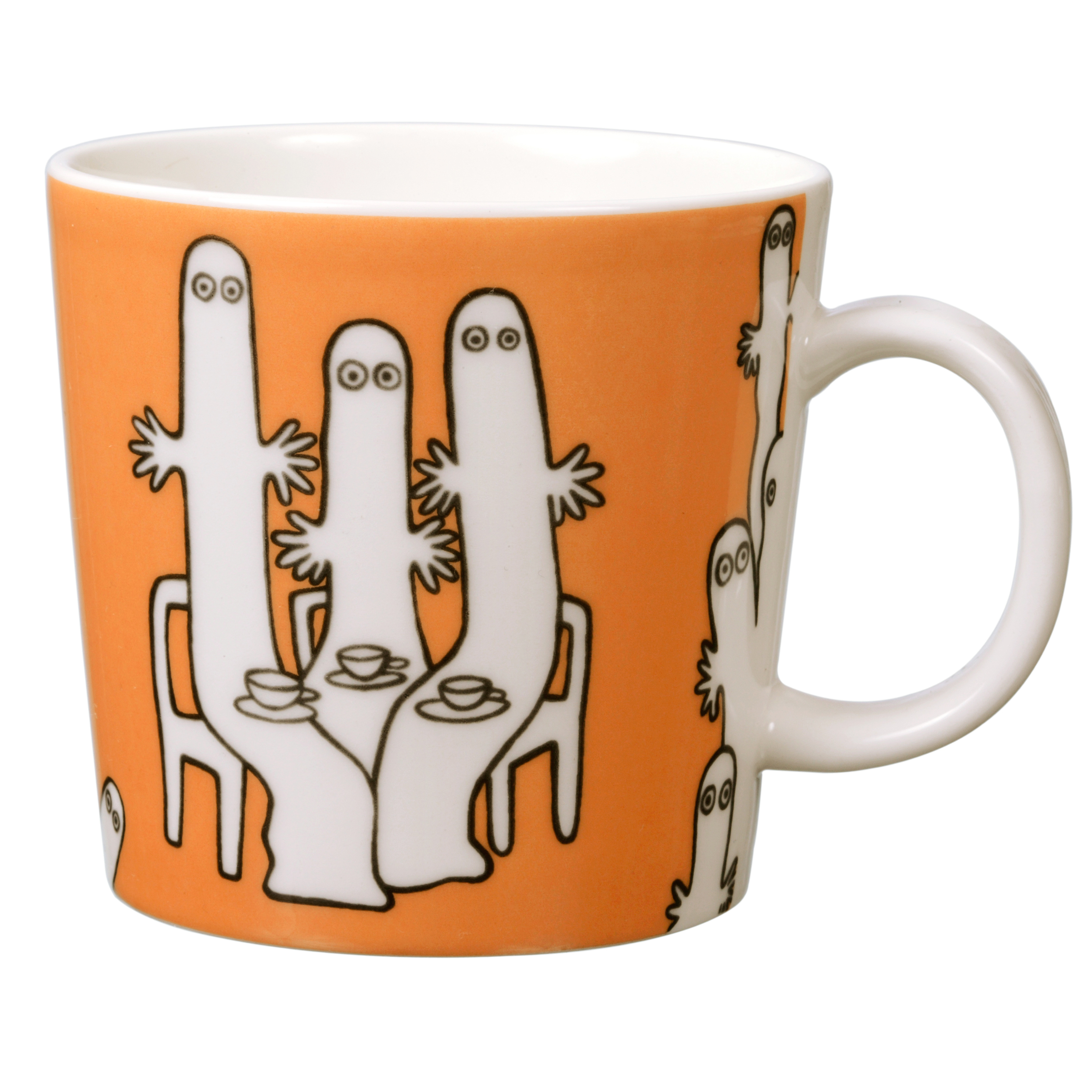 Muminmugg Hattifnattarna Orange