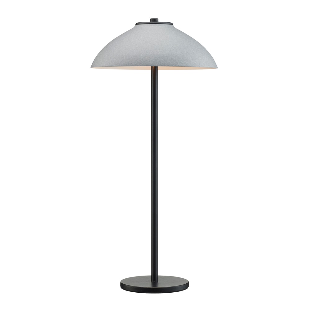 Vali High Bordslampa Svart/Betong Struktur