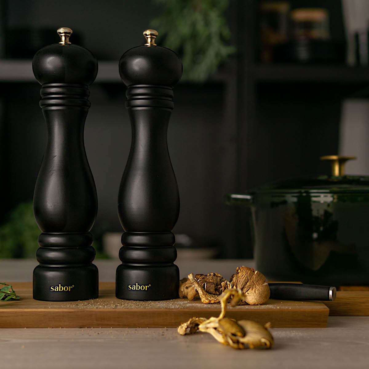 Saltkvarn 30 cm Matt Svart