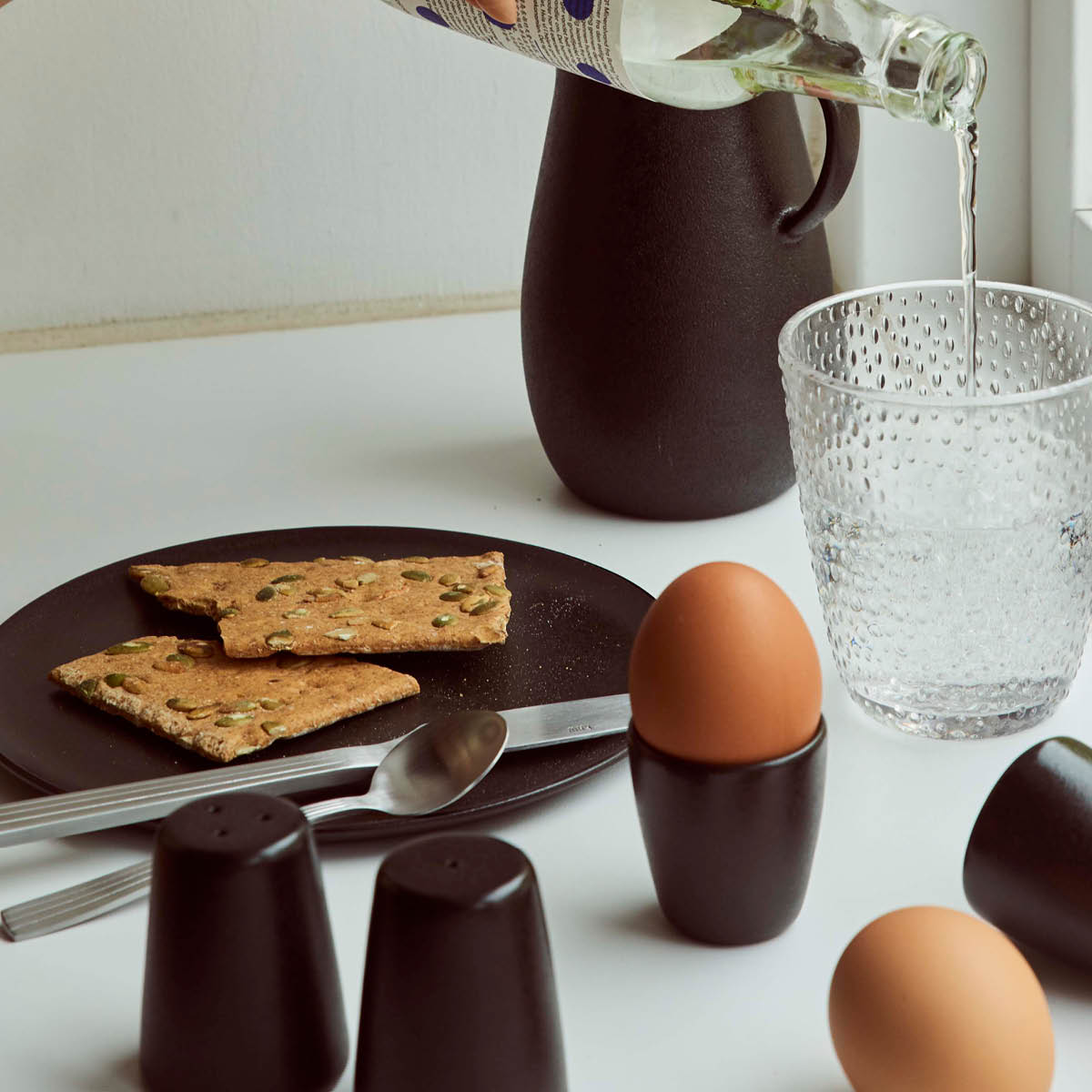 Raw Äggkopp Titanium Black