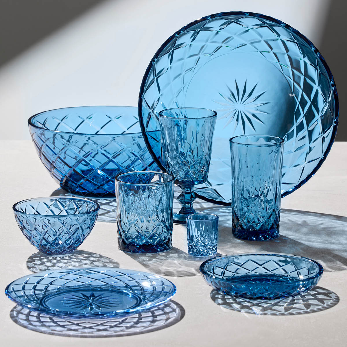 Sorrento Highball 38 cl 4-pack Blå