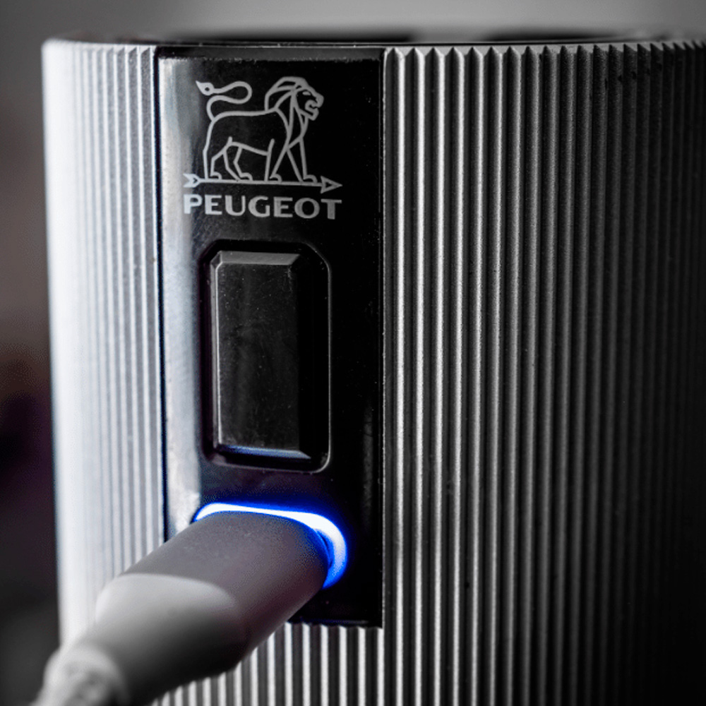 Line Elektrisk Saltkvarn 15 cm Silver