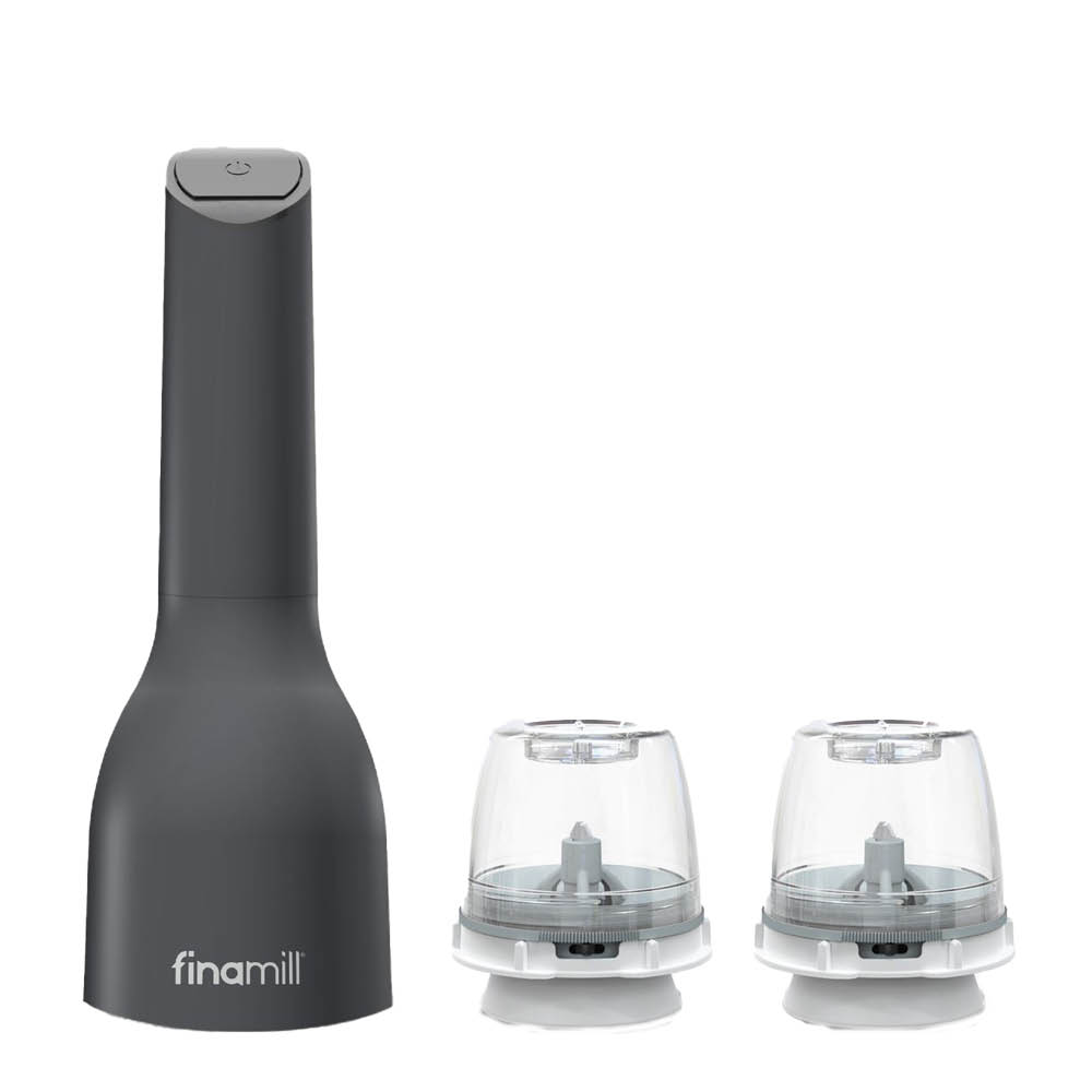 Uppladdningsbar Kvarn 22,7 cm Midnight black