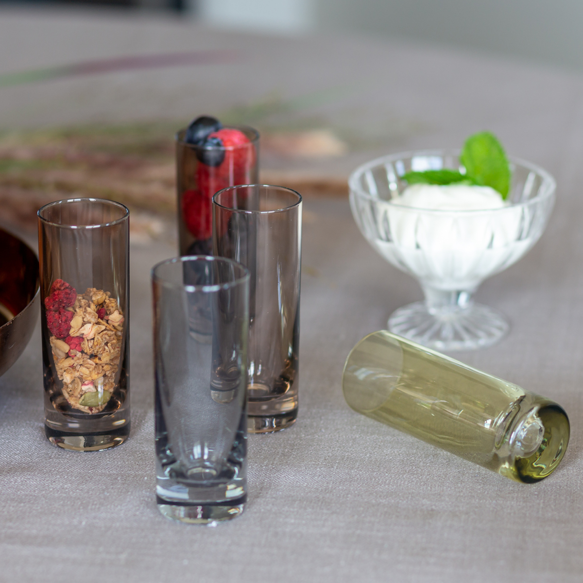 Joi Snapsglas 4-pack Flerfärgad