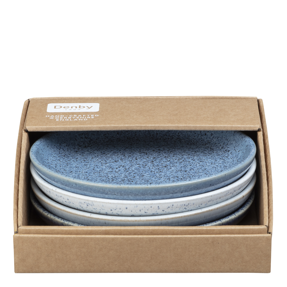 Studio Tallrik 17 cm 4-pack Blå