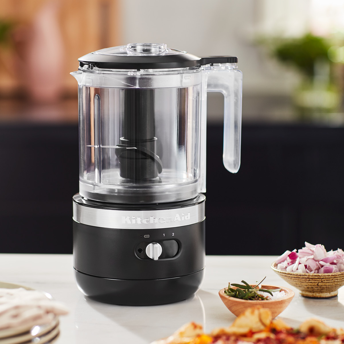 KitchenAid Cordless Grönsakshackare Sladdlös Matt Svart